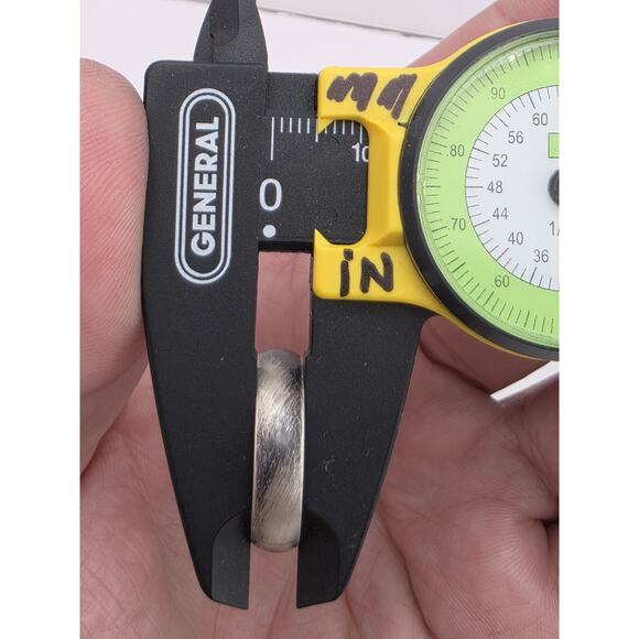 BAND STERLING SILVER 925 OXIDIZED RING SIZE 9.5 - Picture 11 of 15